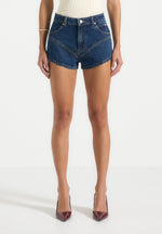 lore-contour-denim-mini-shorts-indigo