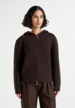 eden-unisex-ribbed-knit-zip-up-hoodie-brown