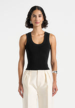 vs001-scoop-neck-ribbed-cotton-vest-black