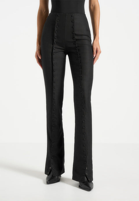  Formal Flared Leg Trousers