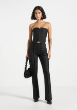lise-cropped-tailored-blazer-and-button-detail-bandeau-black