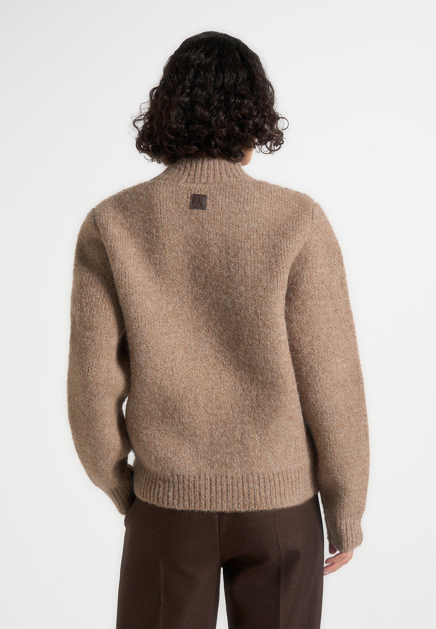 dani-unisex-asymmetric-brushed-knit-cardigan-taupe