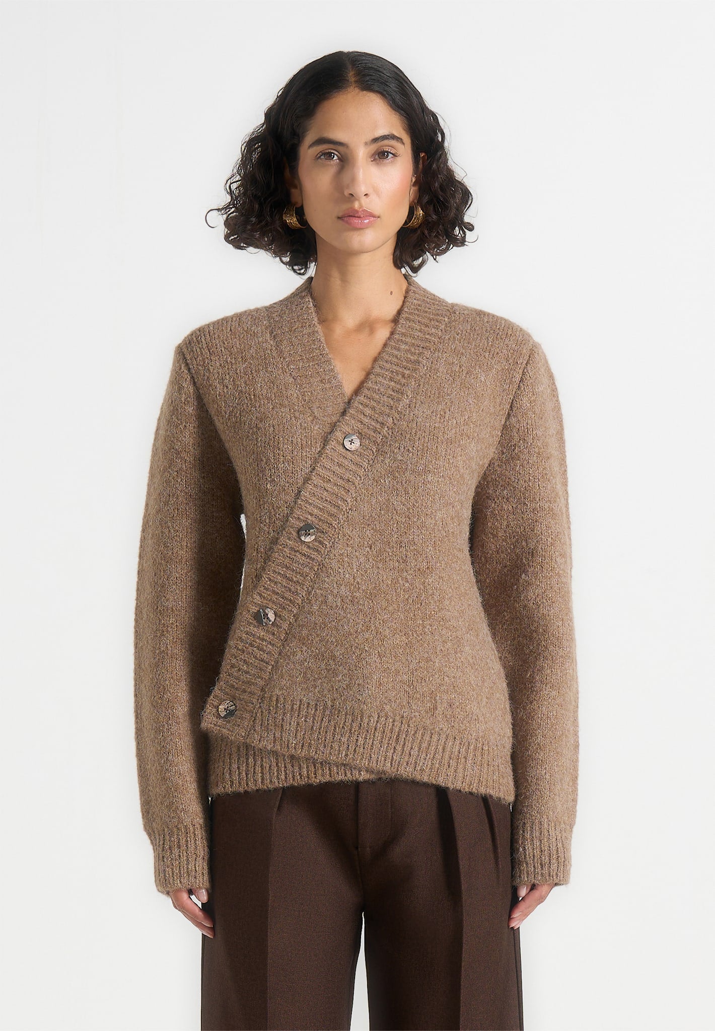 dani-unisex-asymmetric-brushed-wool-knit-cardigan-taupe