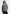 Dani - Unisex Asymmetric Brushed Wool Knit Cardigan - Grey