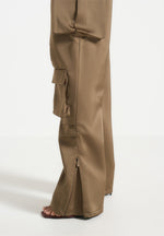emilie-satin-high-waisted-cargo-pants-dark-olive