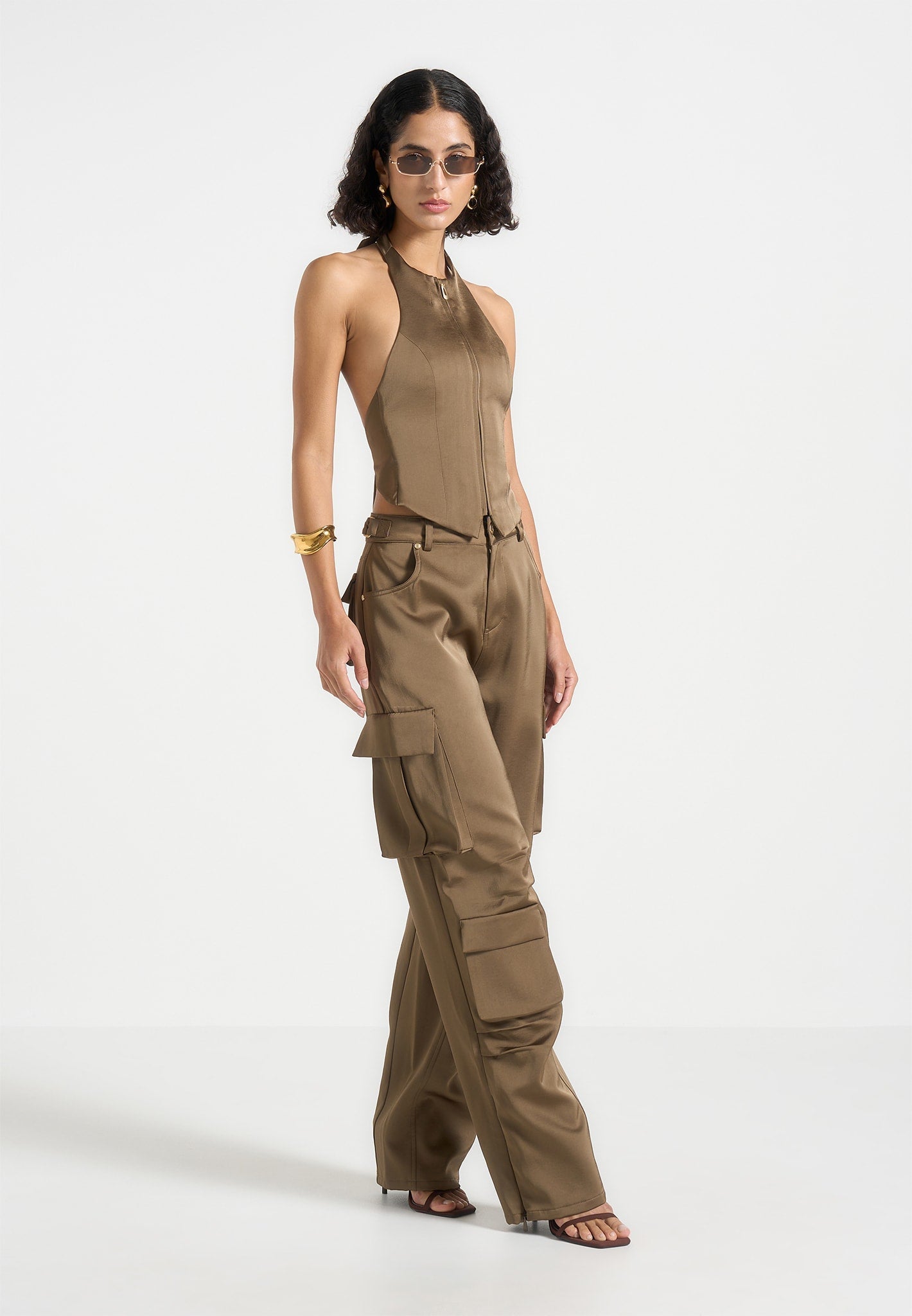 emilie-satin-high-waisted-cargo-pants-dark-olive 