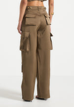satin-high-waisted-cargo-pants-dark-olive