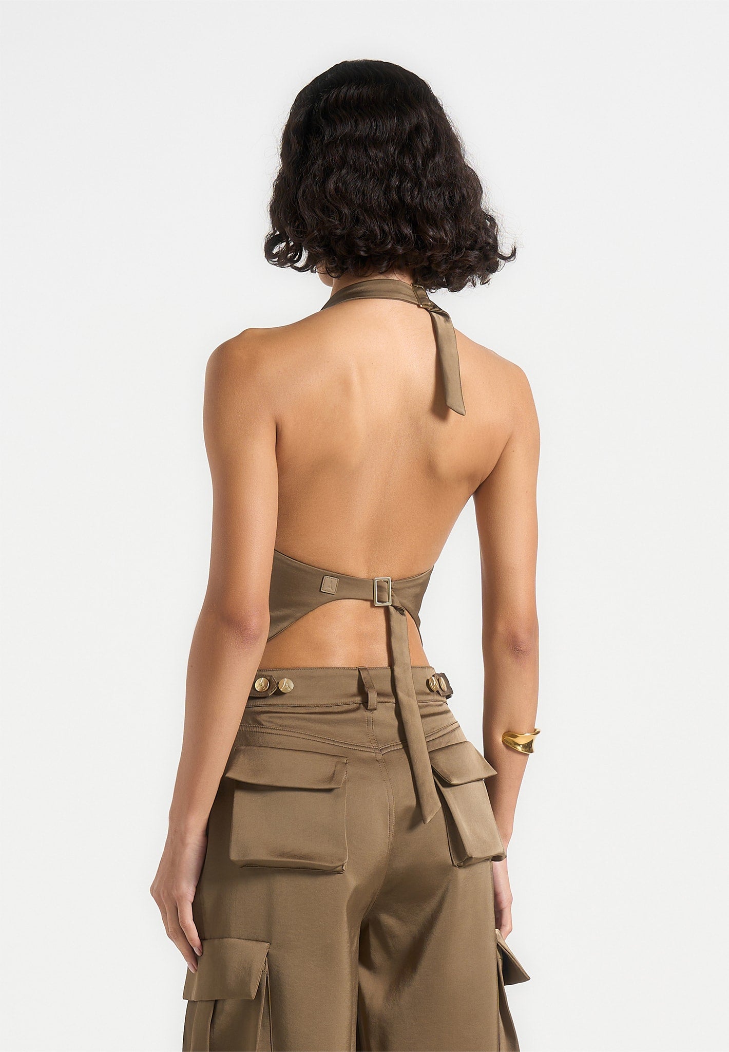 claudette-satin-halterneck-backless-top-dark-olive
