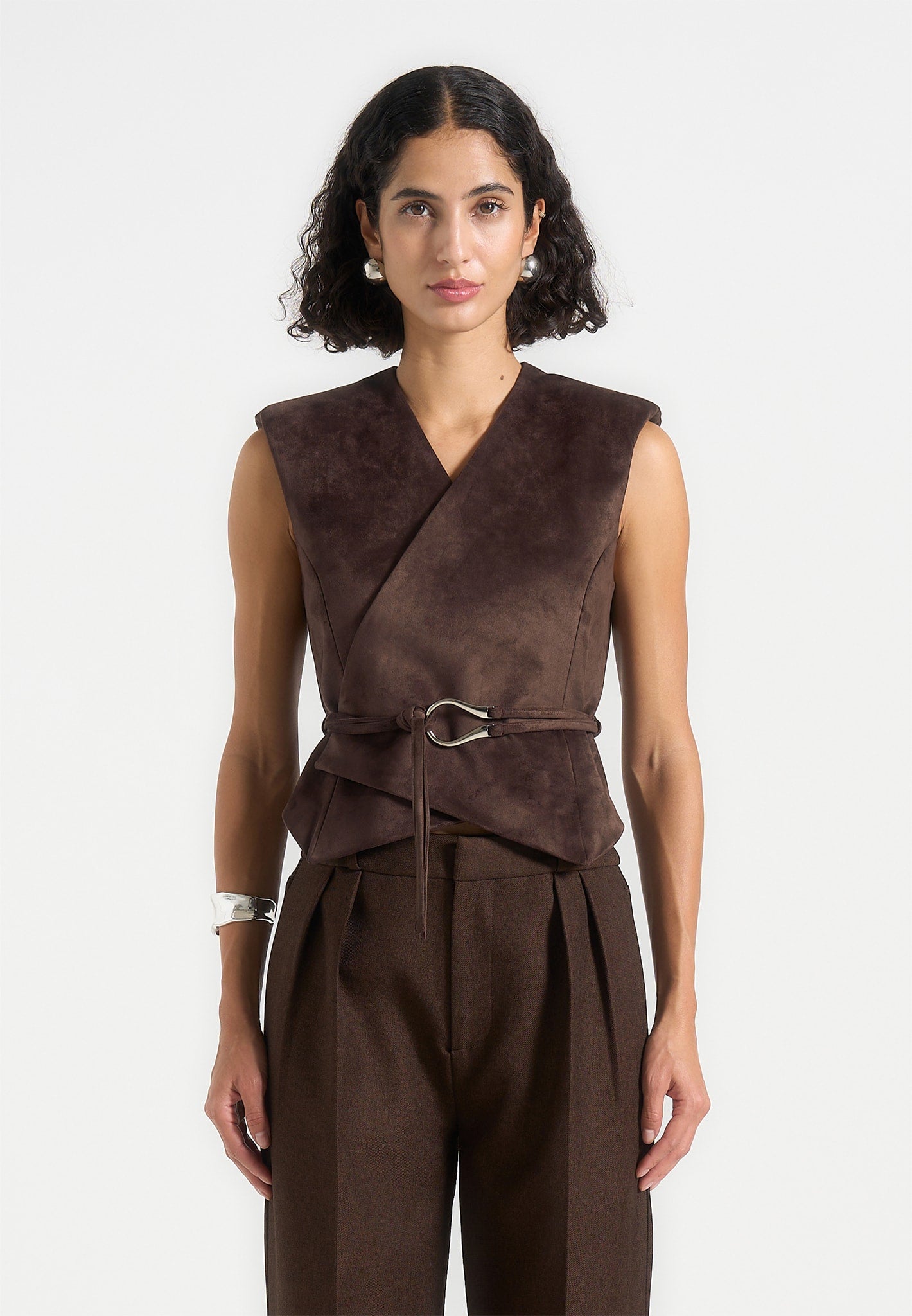 suede-wrap-waistcoat-with-belt-brown