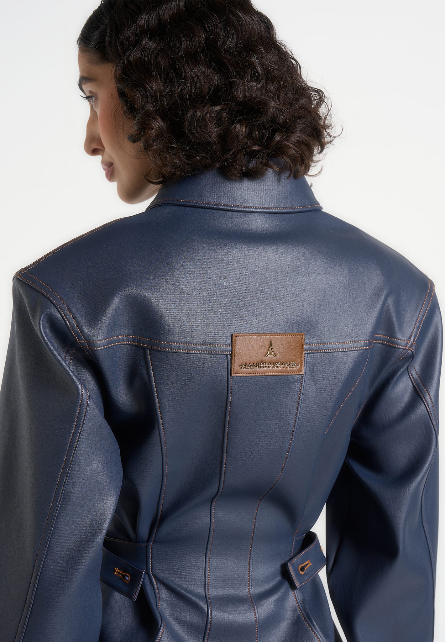 karla-wax-effect-cinch-waist-jacket-indigo