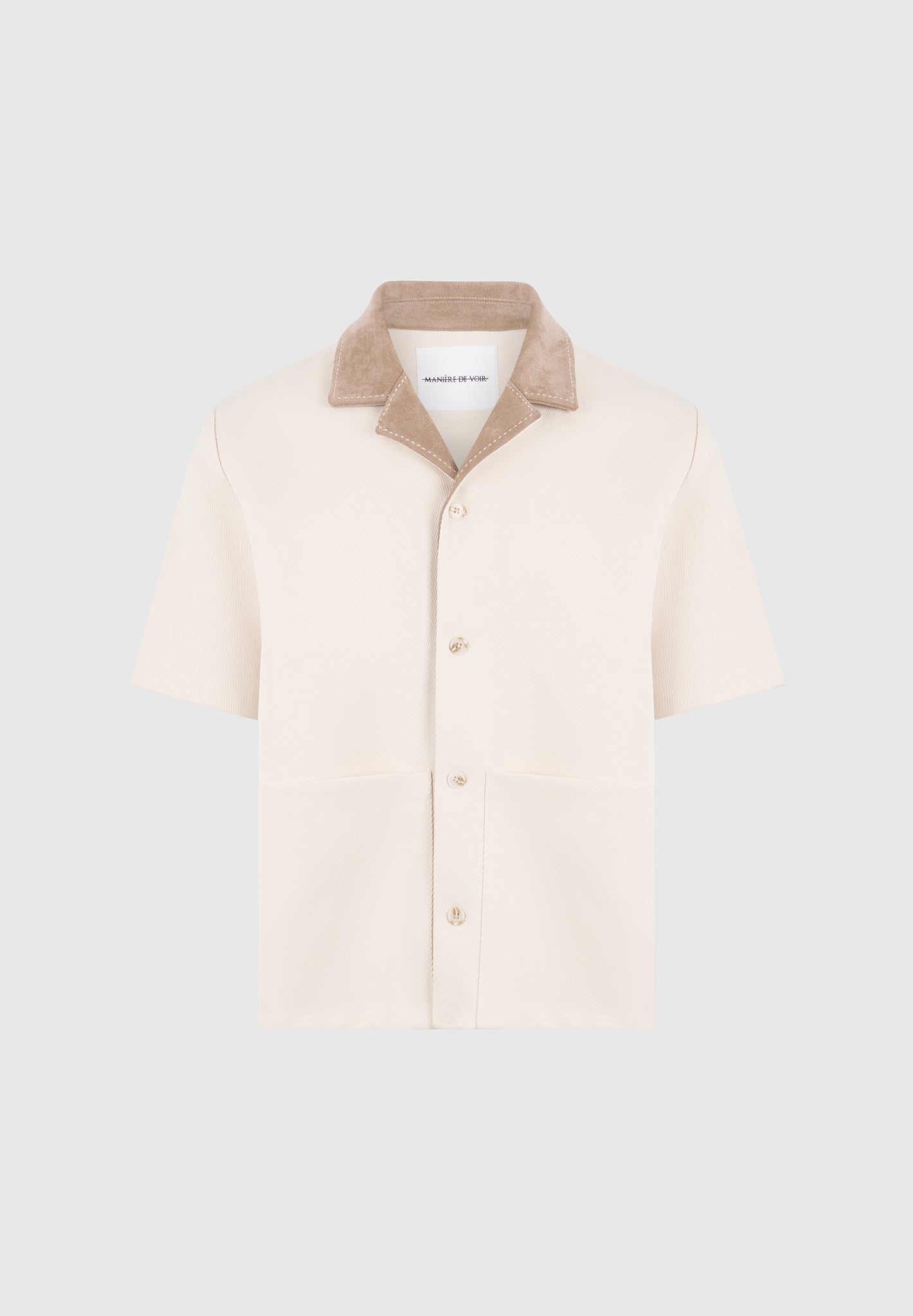 twill-shirt-with-suede-revere-collar-cream