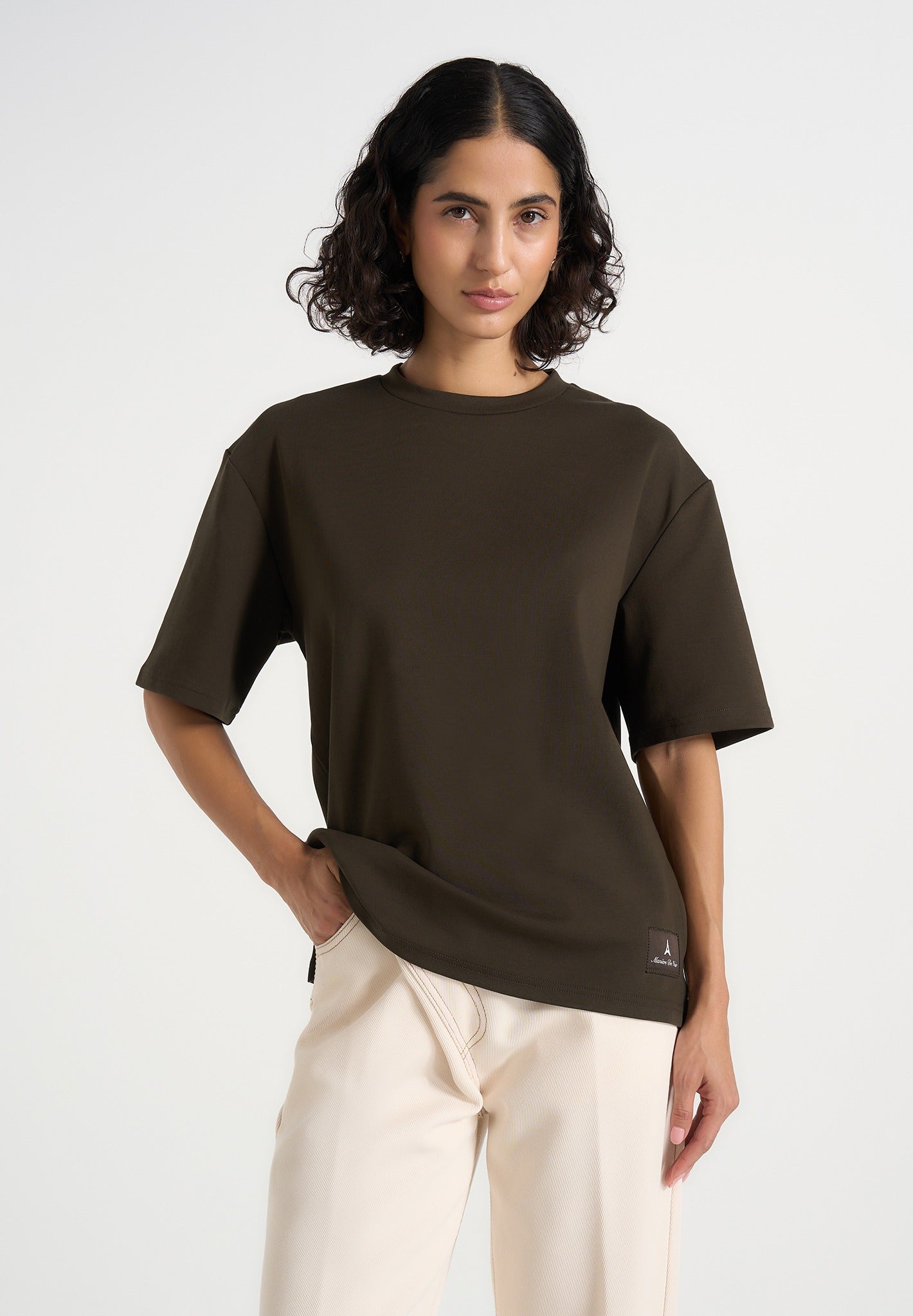 TS007 - Unisex Relaxed Fit Cotton T-Shirt - Olive