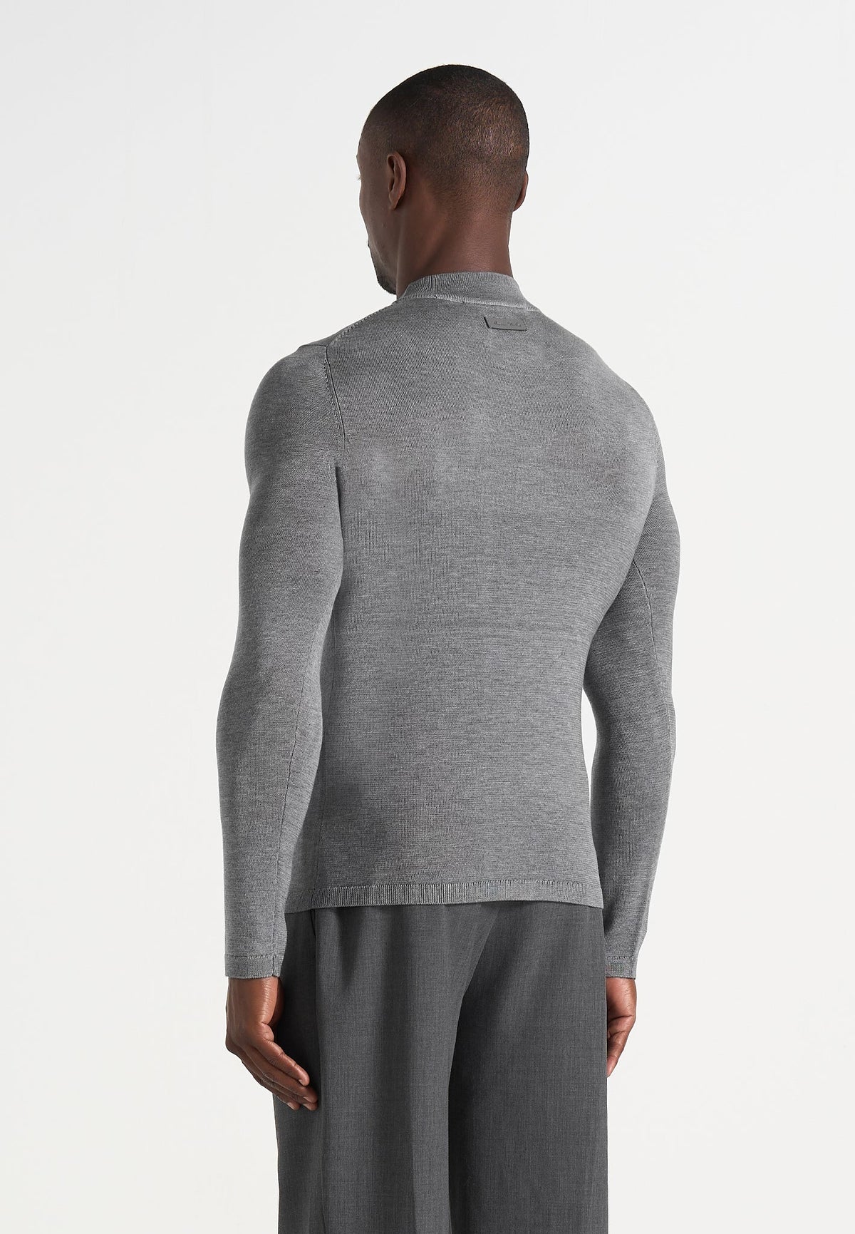 kw003-fitted-mock-neck-wool-blend-jumper-grey