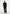 KW003 - Fitted Mock Neck Wool-Blend Jumper - Black