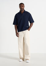 joss-boxy-signature-polo-shirt-navy