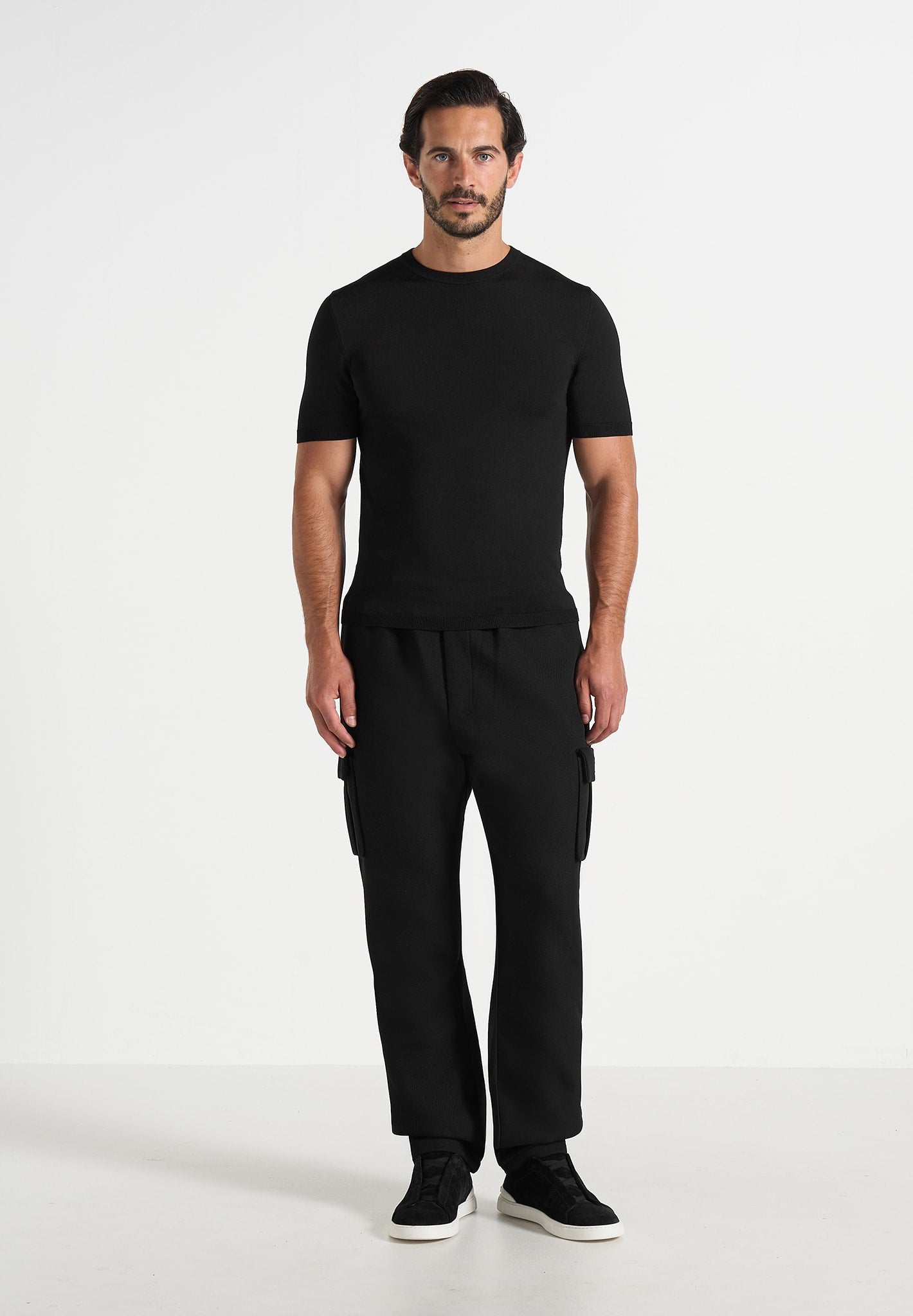 twill-cargo-regular-fit-pants-black