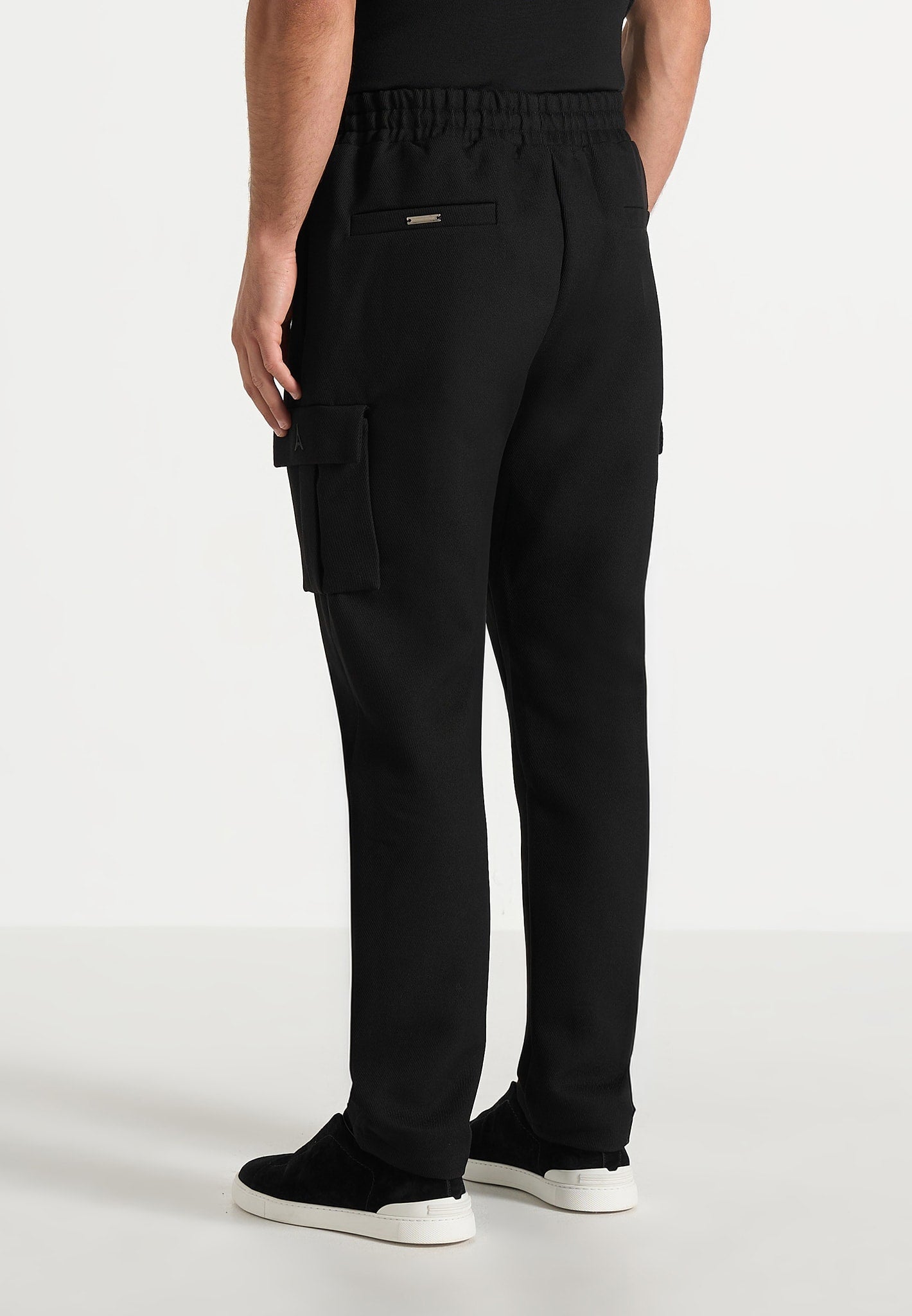 twill-cargo-regular-fit-pants-black