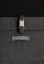 Boris - Tailored Button Cuff Pants - Grey