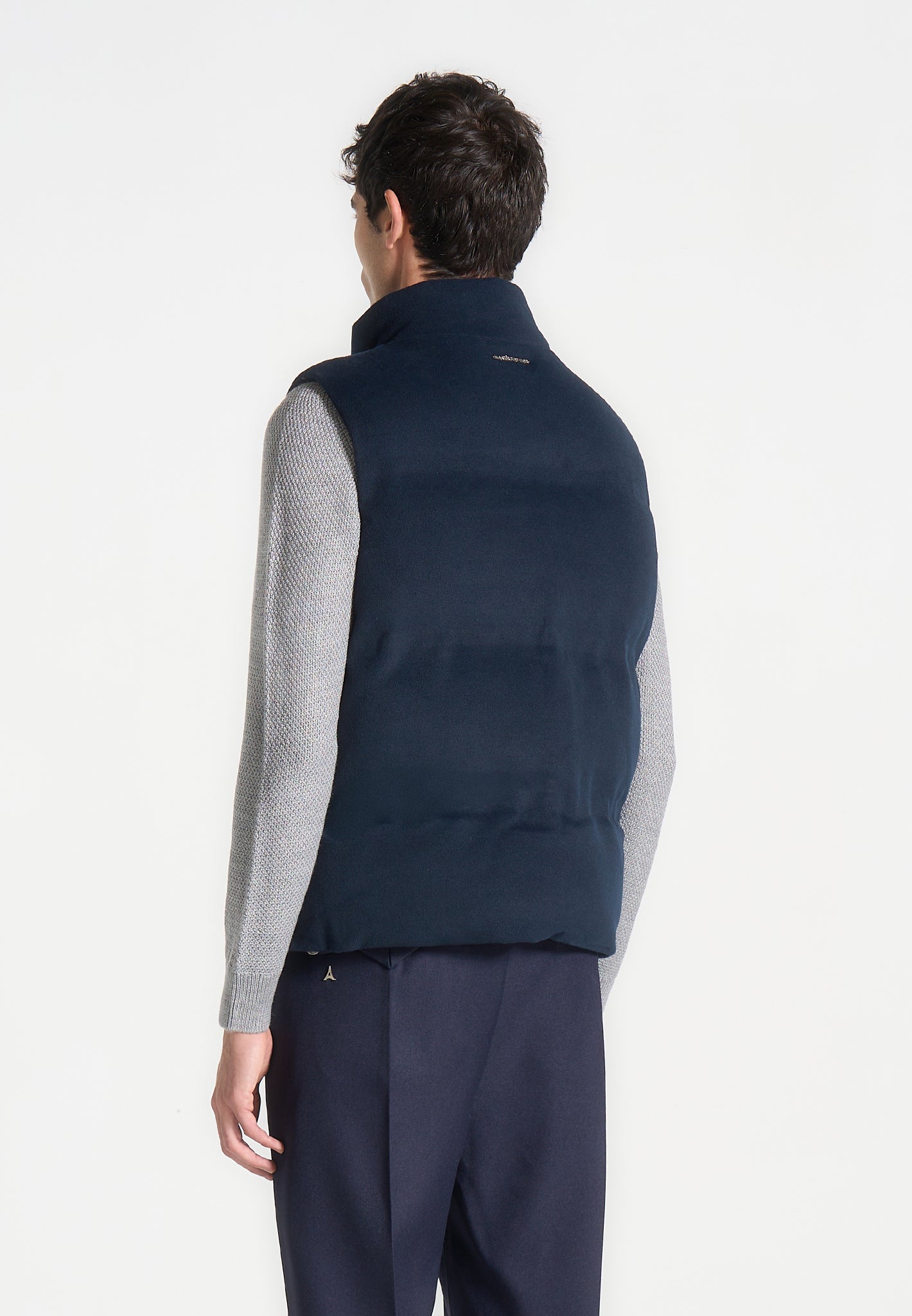 brushed-marl-puffer-gilet-navy