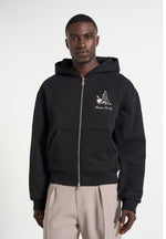 js009-unisex-floral-eiffel-zip-hoodie-black