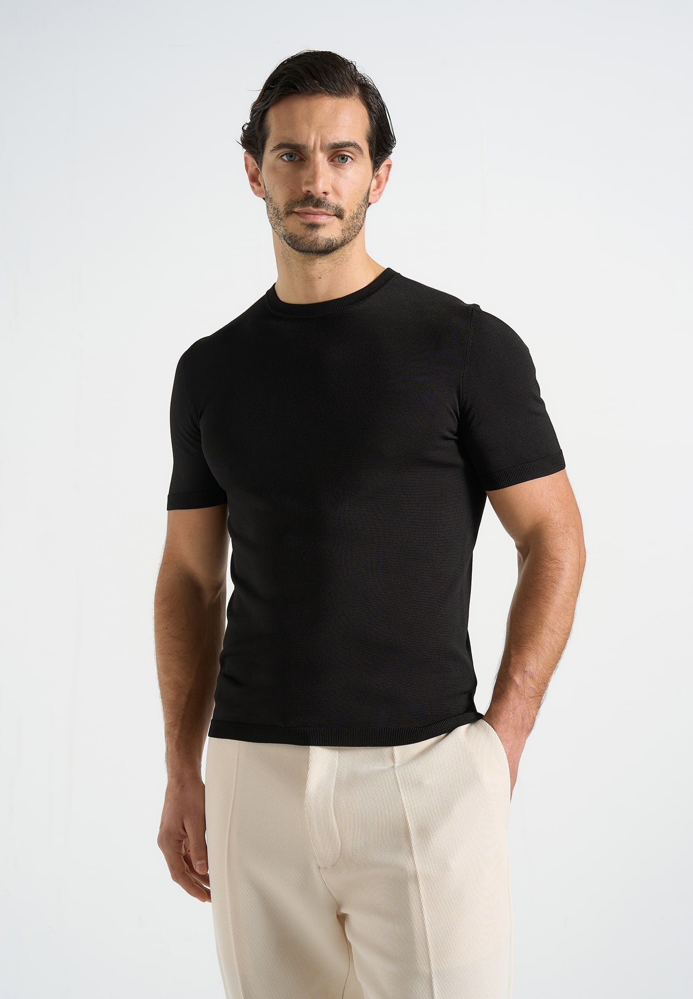 ellis-luxe-knitted-t-shirt-black