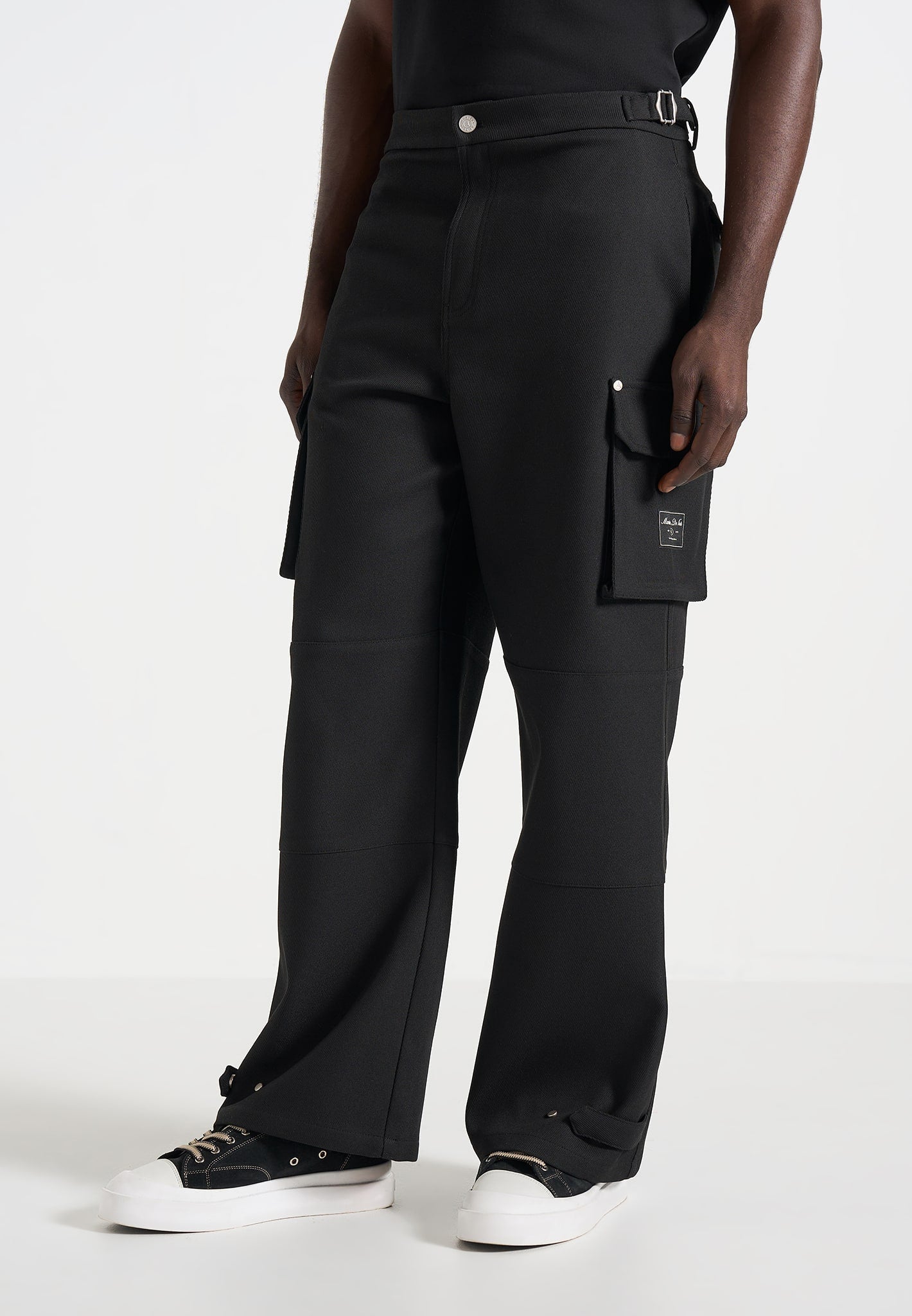 mathis-twill-signature-wide-leg-cargo-trousers-black 
