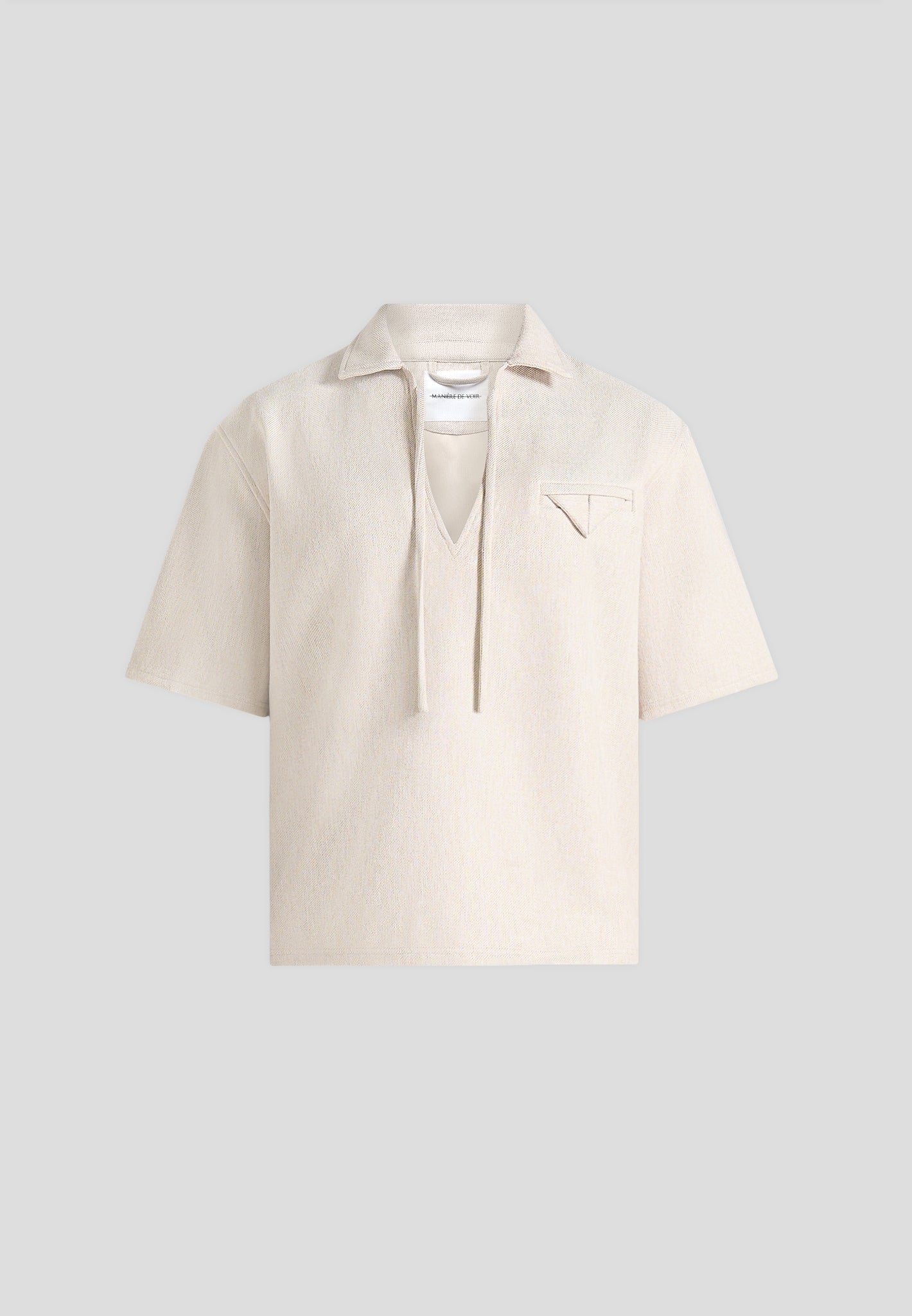 norbert-open-collar-textured-drawstring-shirt-cream