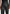 Serge - Relaxed Fit Leather Pleated Pants - Black
