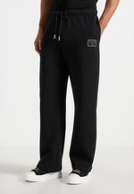 Avery - Unisex Neoprene Relaxed fit Joggers - Black
