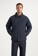 Elias - Quilted Shirt Jacket - Navy