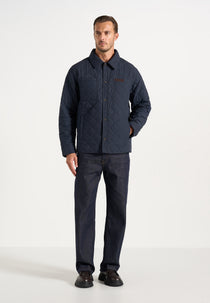 Elias - Quilted Shirt Jacket - Navy