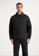 Elias - Quilted Shirt Jacket - Black