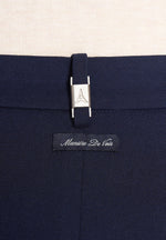 Pierre - Twin Pleat Tailored Trousers - Navy