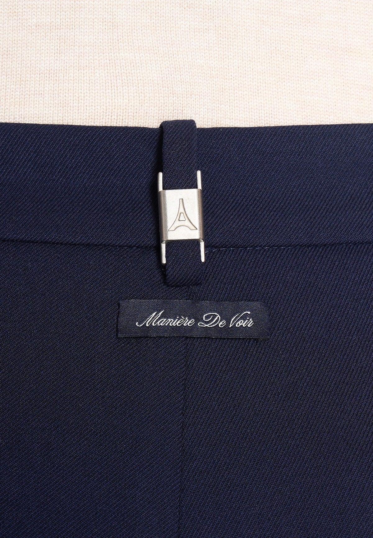 Pierre - Twin Pleat Tailored Trousers - Navy