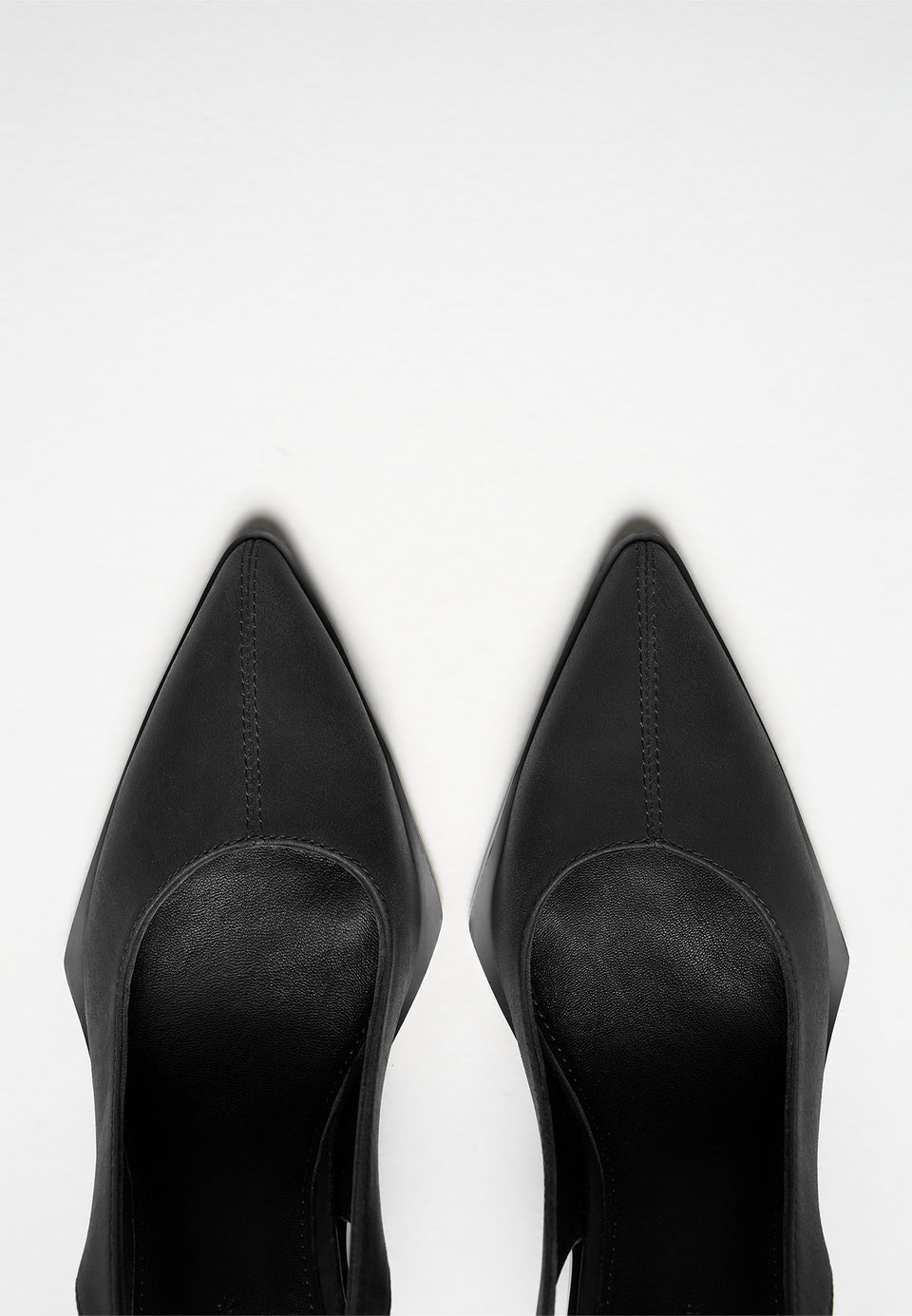 Sling Back Eiffel Heel - Black