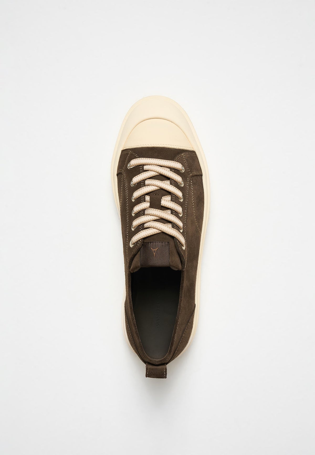 Vienna - Suede Contrast Stitch Sneaker - Brown