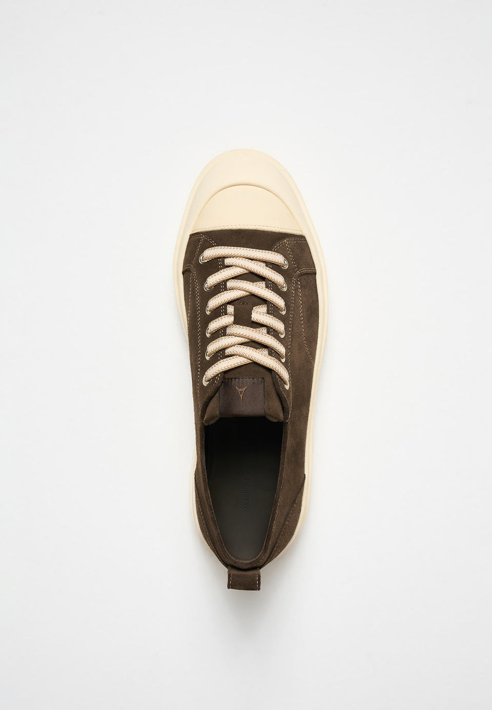 Vienna - Suede Contrast Stitch Sneaker - Brown