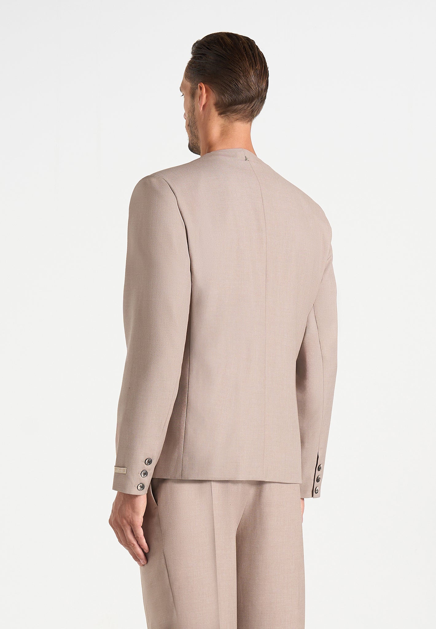 Timeo - Tailored Kimono Blazer - Taupe