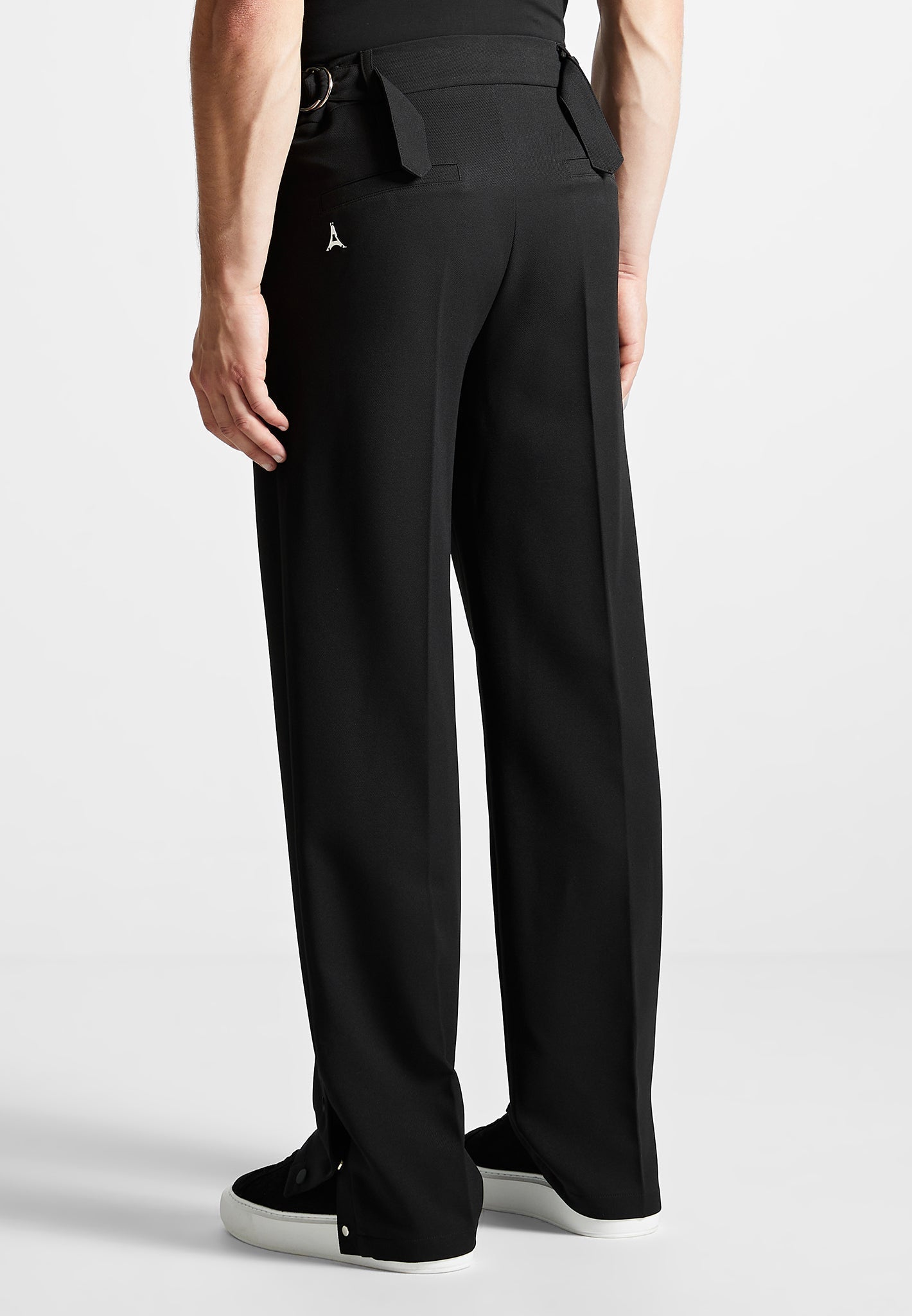 straight-leg-buttoned-cuff-trousers-black