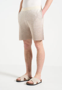 Salomon - Ombré Knit Shorts - Beige/White