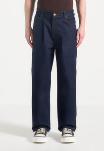 Arnault - Pleated Denim Jeans - Indigo