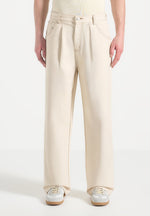 pleated-denim-jeans-cream