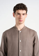 savin-pinstripe-bomber-jacket-taupe