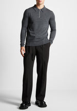 merino-wool-long-sleeve-polo-top-with-zip-marl-grey