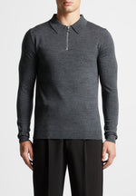 merino-wool-long-sleeve-polo-top-with-zip-marl-grey