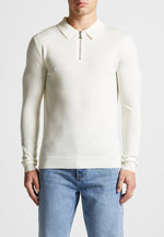 merino-wool-long-sleeve-polo-top-with-zip-off-white