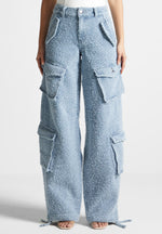 high-waisted-boucle-denim-cargo-pants-mid-blue