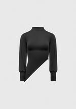 mock-neck-asymmetric-top-black