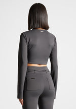 neoprene-corset-jacket-charcoal-grey