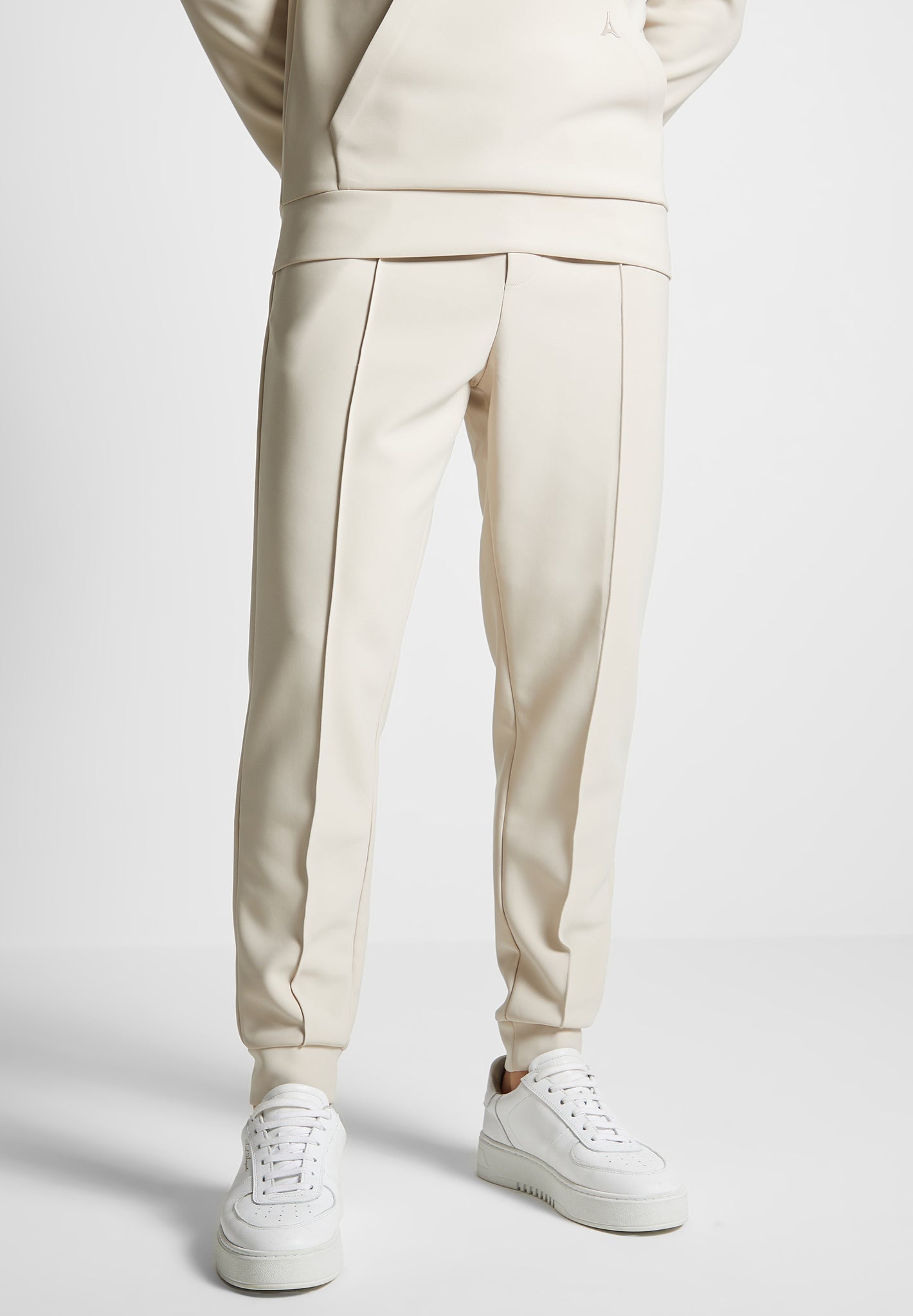 neoprene-tapered-fit-pintuck-joggers-stone